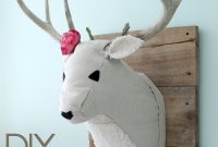 How to Sew a Plush Deer Head for Wall Decor