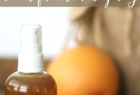 Vanilla and Orange Spice Room Spray with Warm Citrus Aroma