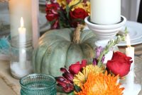 Turquoise Thanksgiving Table Decor Inspiration