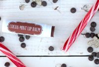 Homemade Cocoa-Mint Lip Balm Recipe with Free Printable Labels