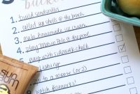 Free Printable Summer Bucket List with 50 Activity Ideas