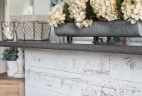 Reclaimed Weathered Wood Kitchen Bar with Stikwood