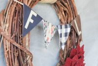 DIY Fall Wreath Using Target Dollar Spot Finds