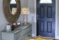 How to Paint an Interior Door with Benjamin Moore Hale Navy