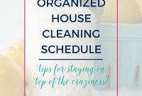 Room-by-Room House Cleaning Schedule for a Tidy Home