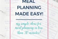 Meal Planning Tips Day 13: 30 Days to Less of a Hot Mess