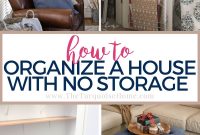 How to Organize a Home With No Storage Space