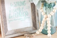 How to Make a Wood Bead Garland with Tassels