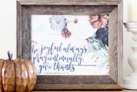 Be Joyful Always Fall Printable Wall Art