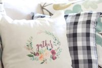 DIY Custom Pillow Using Iron-On Transfer Paper