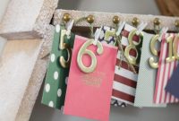 DIY Snowy Christmas Tree Shelf with Advent Calendar