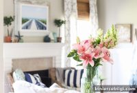 Coastal Summer Living Room and Kitchen Ideas