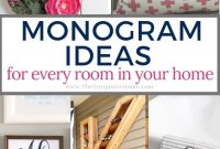 DIY Monogram Decor Ideas for Every Room