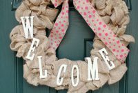 DIY Burlap Wreath Tutorial for Charming Rustic Decor