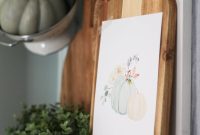 Free Fall Printables: Pumpkin and Greenery Decor