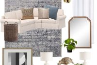 Navy Living Room Mood Board: Chic Color Palette and Design Ideas
