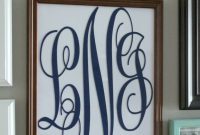 How to Make a Vinyl Monogram: Beginner Guide