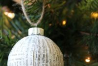 DIY Paper-Covered Ornaments for Holiday Decor