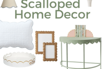 Scalloped Home Decor Ideas to Add Soft Elegance
