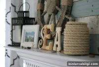 Summer Lake Mantel Decorating Ideas for Your Lake House