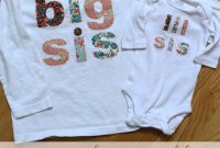DIY Big Sis and Lil Sis Matching T-Shirt Ideas