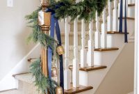 How to Hang Garland on Stairs for Beautiful Holiday Decor