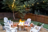 How to Build a DIY Pea Gravel Fire Pit Area