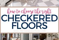 How to Choose Checkered Flooring for Your Home: Style and Scale