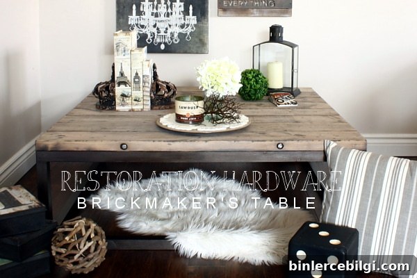 Brickmaker's Table from AKA Design