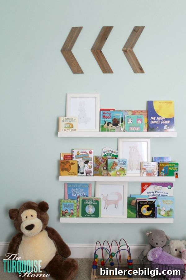 How about a cute set of arrows on the wall that hardly require any DIY at all? Quick, Easy - and Cute - Simple Chevron Arrows | Full tutorial at TheTurquoiseHome.com