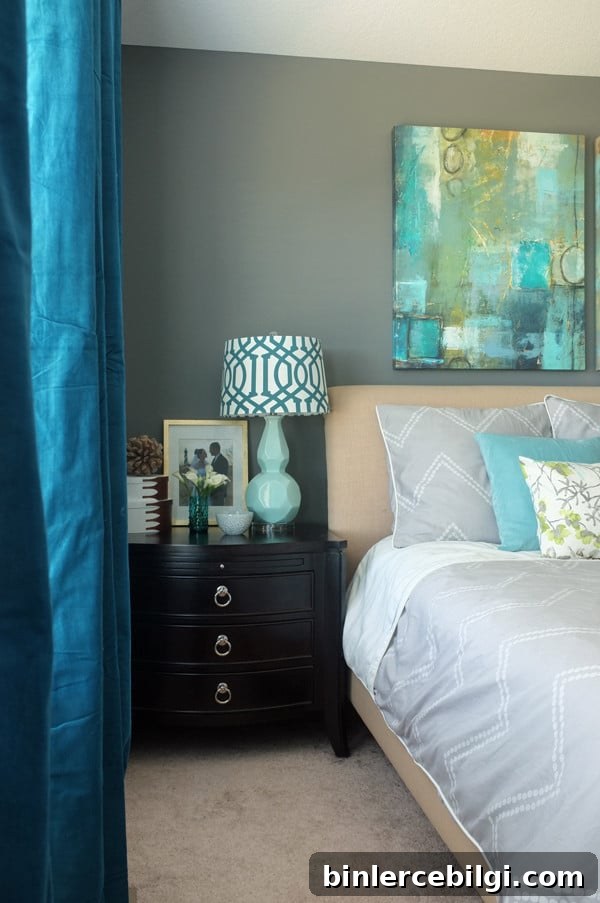 master-bedroom-teal-and-lime