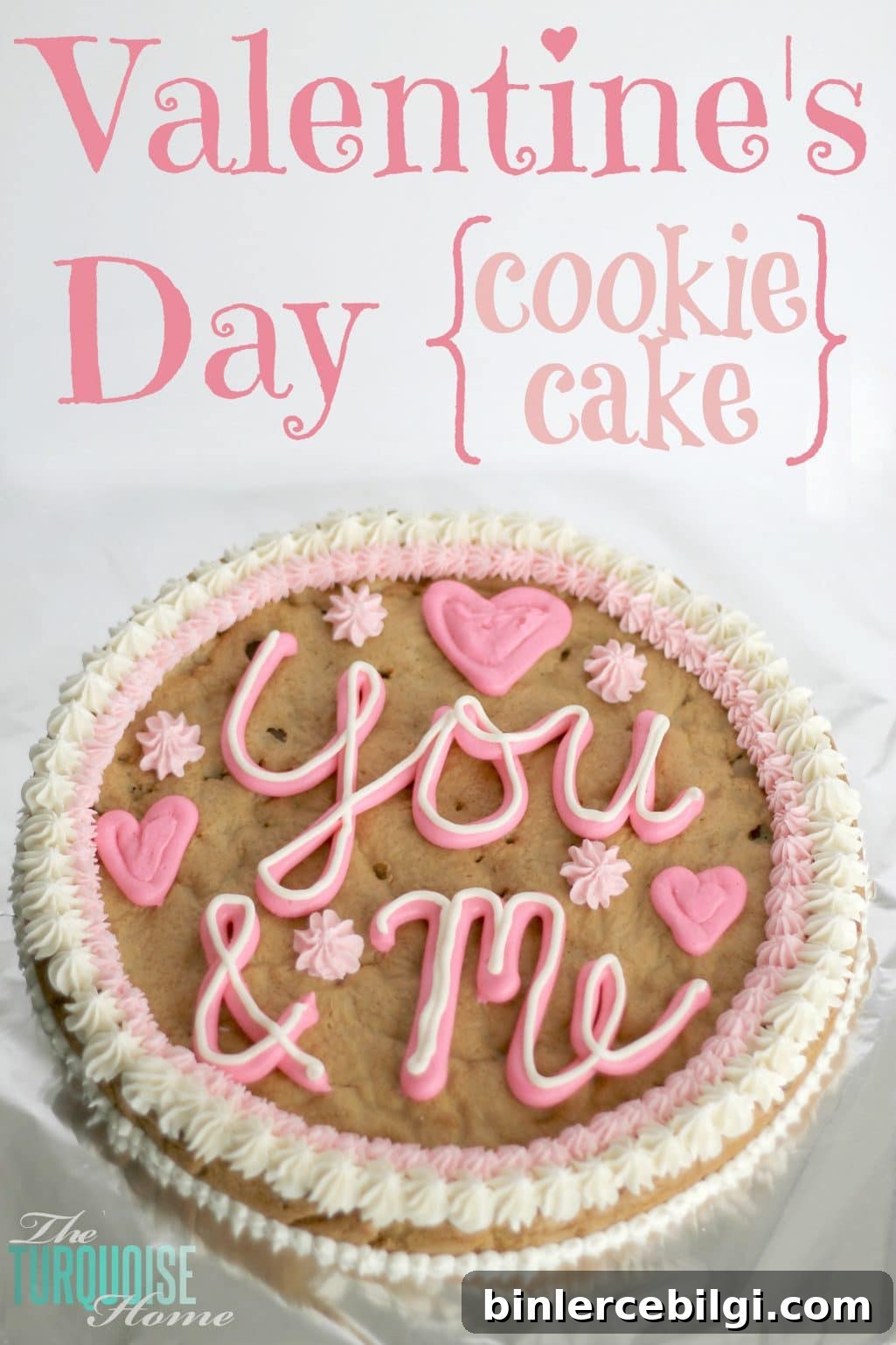 Valentine's Day Cookie Cake