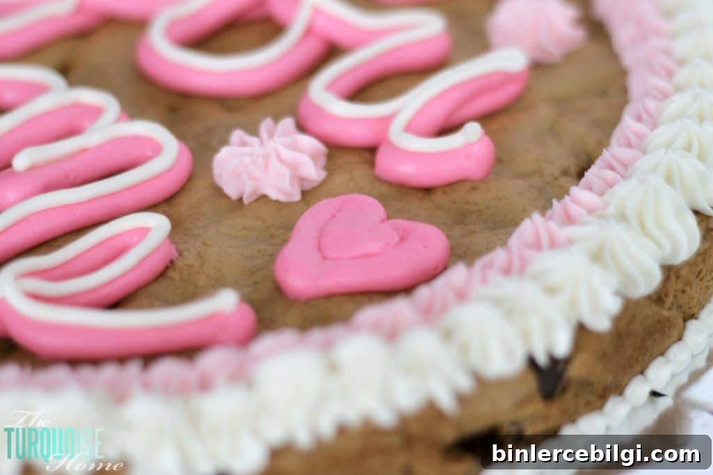 Valentine's Day Cookie Cake