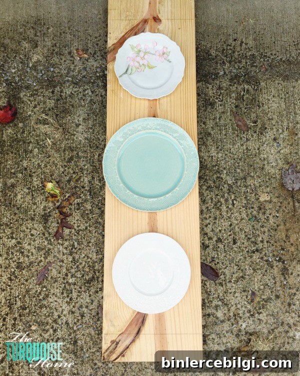Make this DIY Industrial Plate Rack for less than $10! | Tutorial at TheTurquoiseHome.com