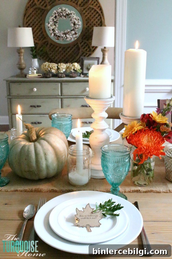 What a fabulous way to create meaningful conversations around the Thanksgiving table! We'll be starting this tradition this year!!