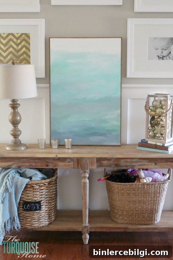 No WAY! This is such an easy (and cheap!) way frame a canvas. It makes a $22 DIY art piece look like it's worth much more!!