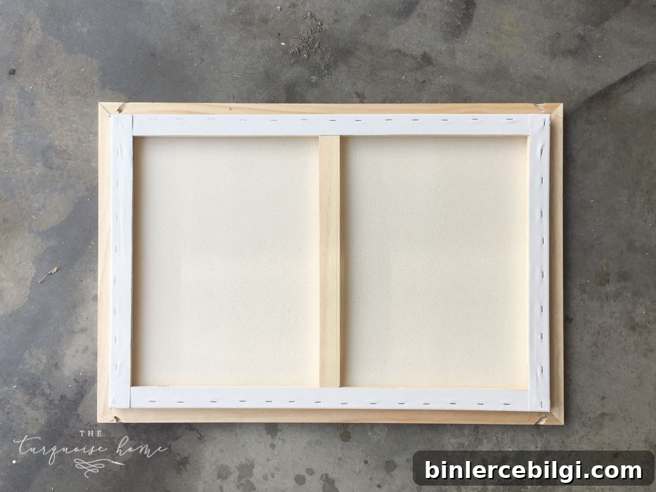 attaching a canvas to a frame