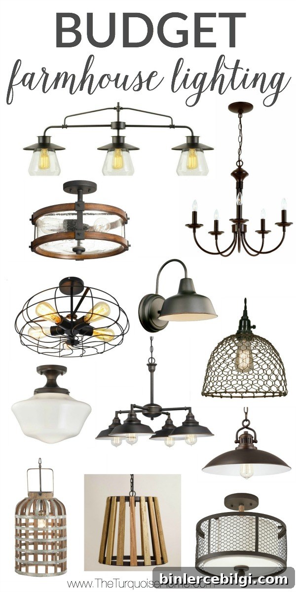 WOW!! These Budget Farmhouse Lighting finds are all under $150!!