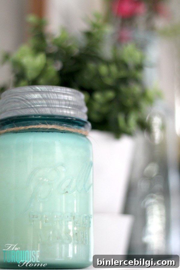 Farmhouse Fresh Spring Mantel | All the details to get this look at TheTurquoiseHome.com