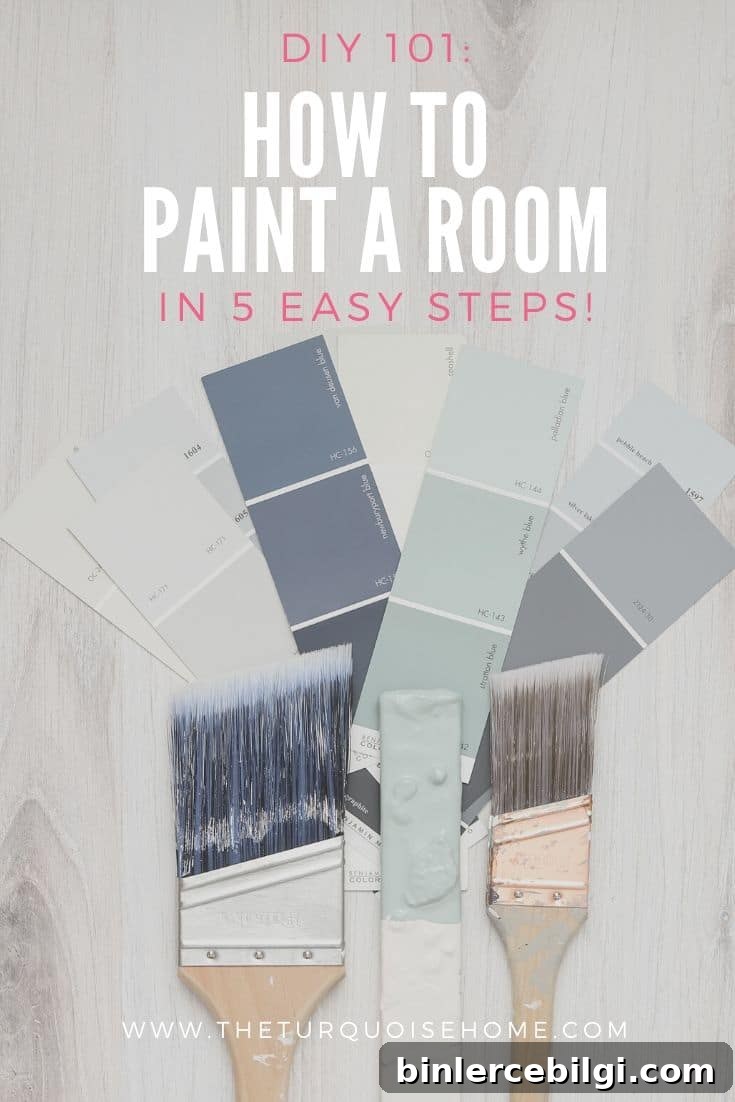 how to paint a room