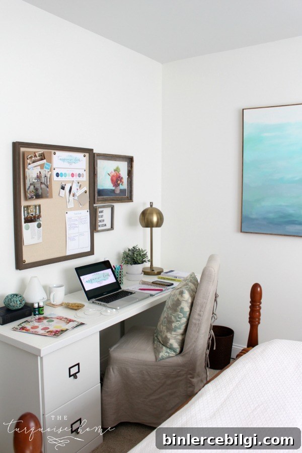 Simply White Painted Office