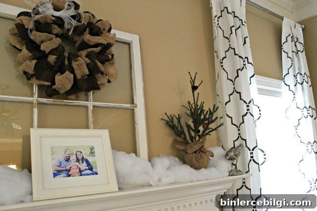 Winter Mantel Decorating Ideas from 2013 3 Winter Mantel Decor