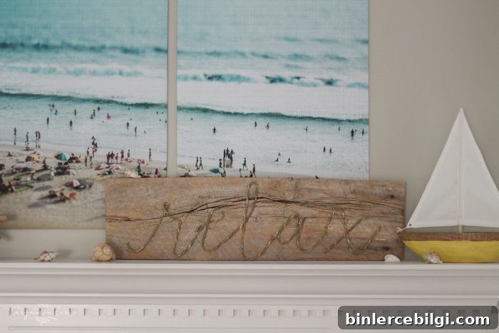 Coastal Relax sign