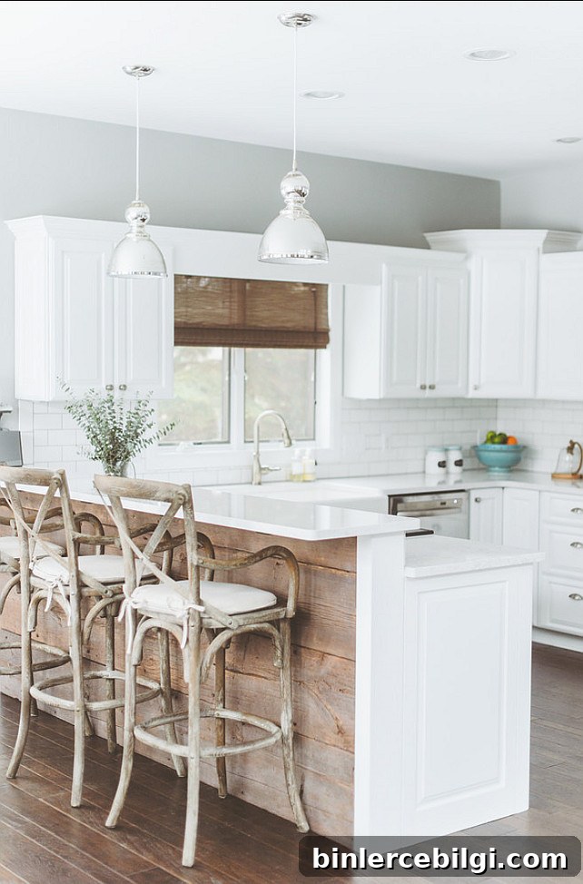 Kitchen with Reclaimed Wood Boards