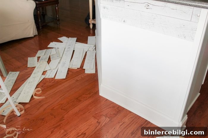 LOVE this beautiful transformation!! Weathered Reclaimed Kitchen Bar