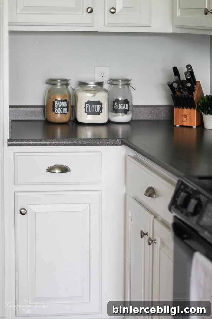 How to Measure and Install Cabinet Pulls Precisely 8 And now we can open the drawers with ease! Yay!!