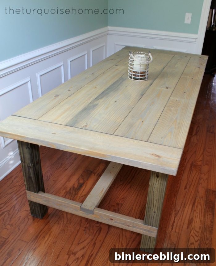 DIY Farmhouse Table for less than $100 dollars! | 10 Amazing Kreg Jig Projects