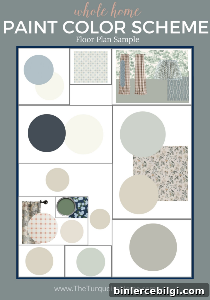 How to Design a Cohesive Whole-House Color Palette 10 whole house paint color scheme