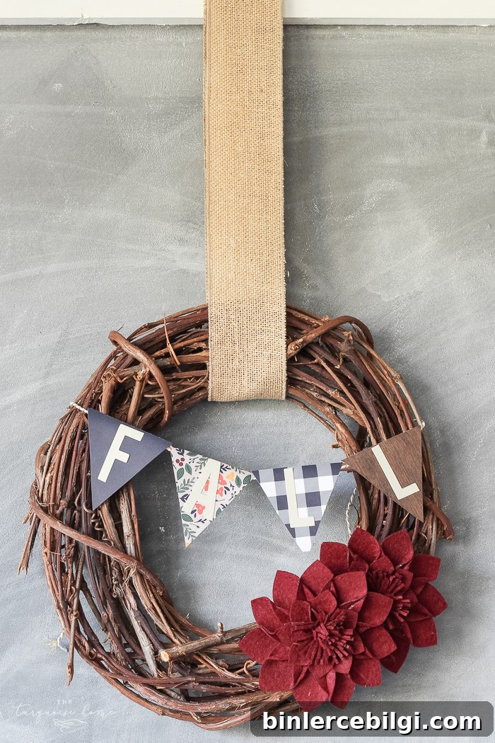 Simple project alert!! DIY Target Dollar Spot Fall Wreath