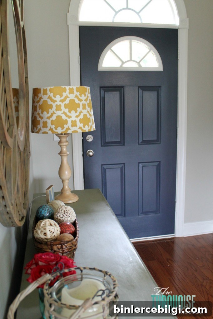 how to paint your front door